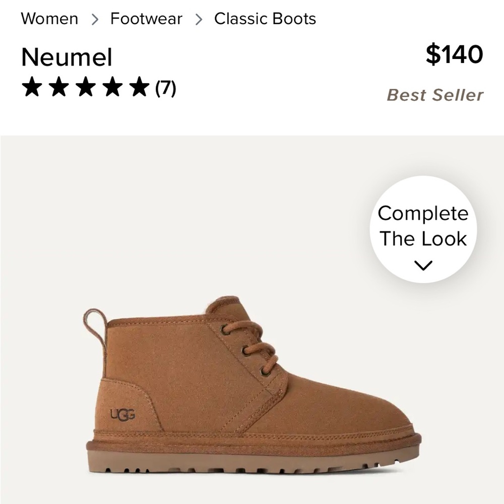 UGG Neumal Woman’s shoes size 6
